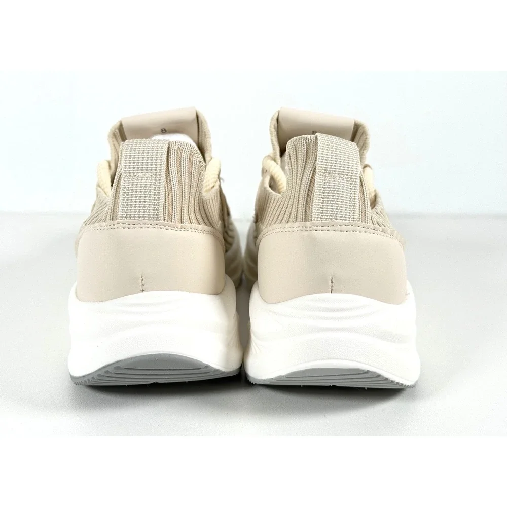 Outwoods Stride1 Cream Lace-Up Fashion Sneakers New Sz 8 M